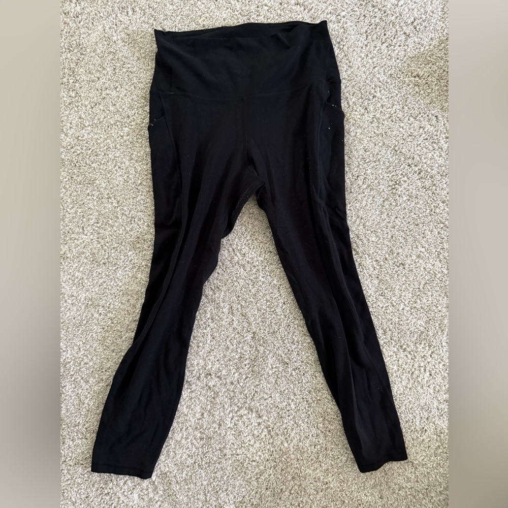 Lulu Align Black Leggings with pockets